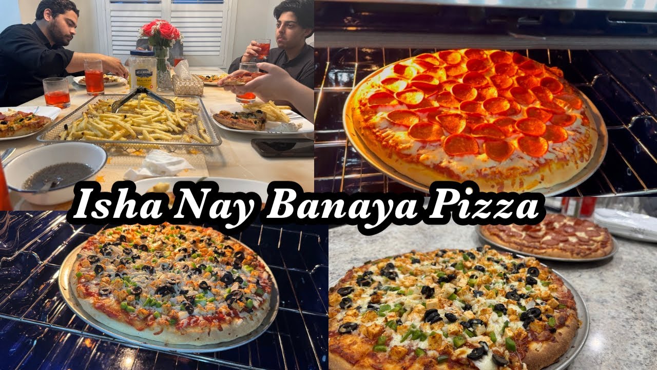 Aaj Ki Iftari Banai Isha Nay | Paneer Pizza & Pepperoni Pizza 🍕