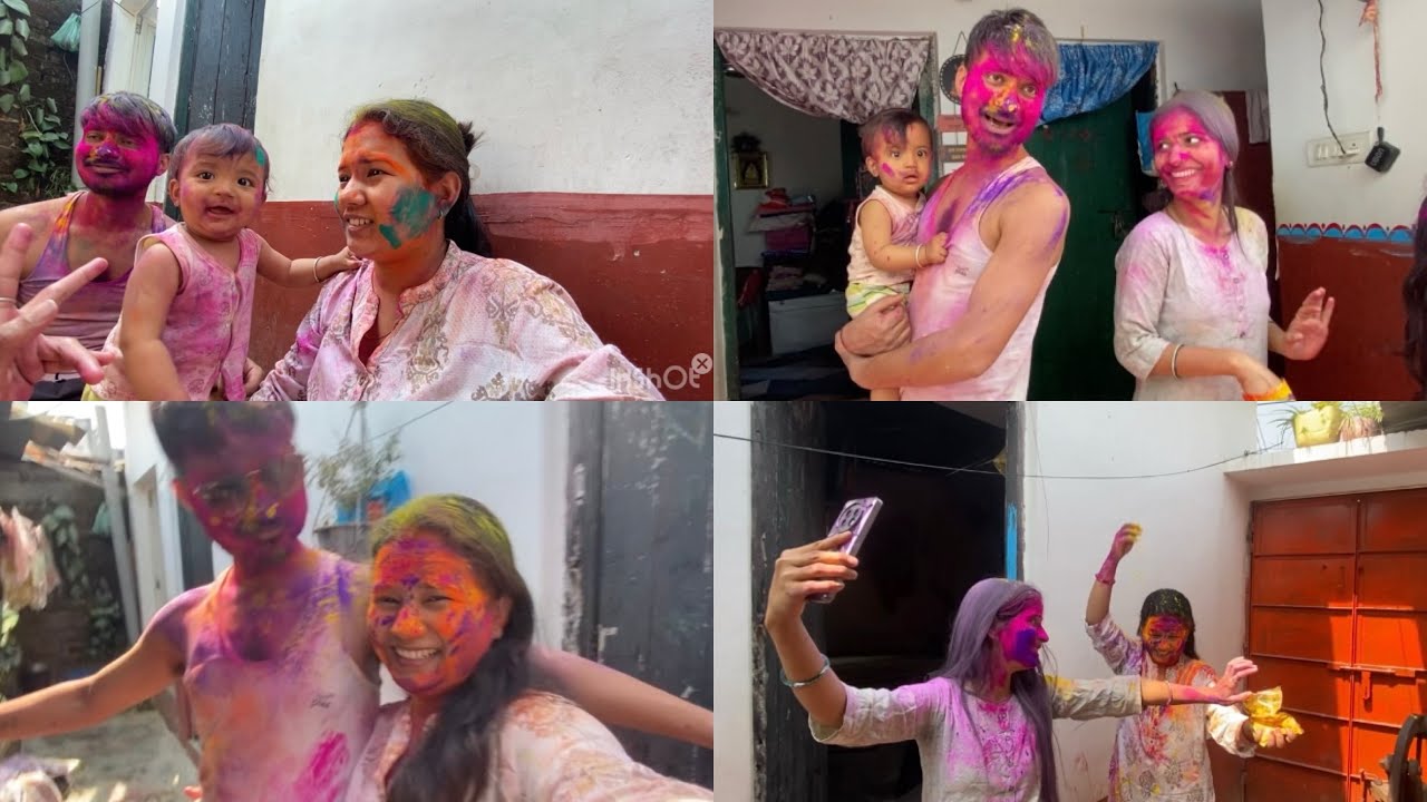 Happy holi sabai lai 🌼/yespali ko holi ma ramailo vayo 🤗