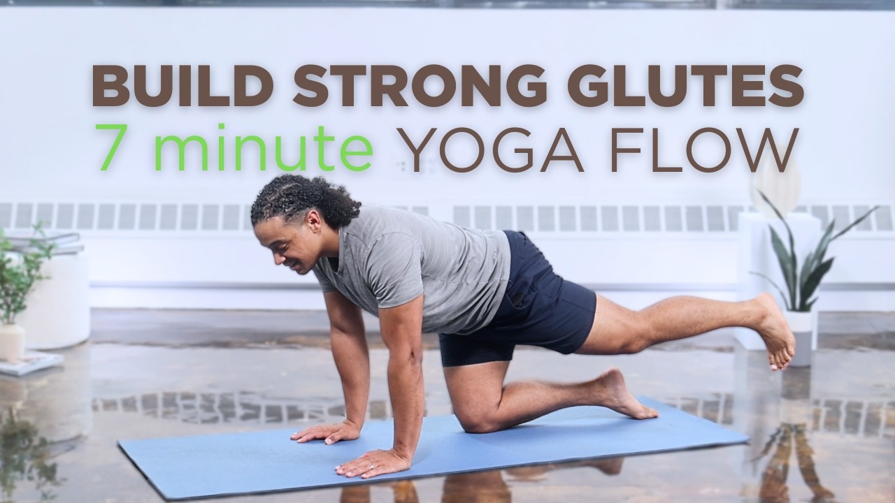 GLUTE BUILDER | 7min Yoga Flow | Jason Harris
