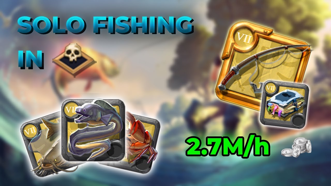 Solo Fishing in BLACKZONE for MILLIONS of Silvers | ALBION ONLINE
