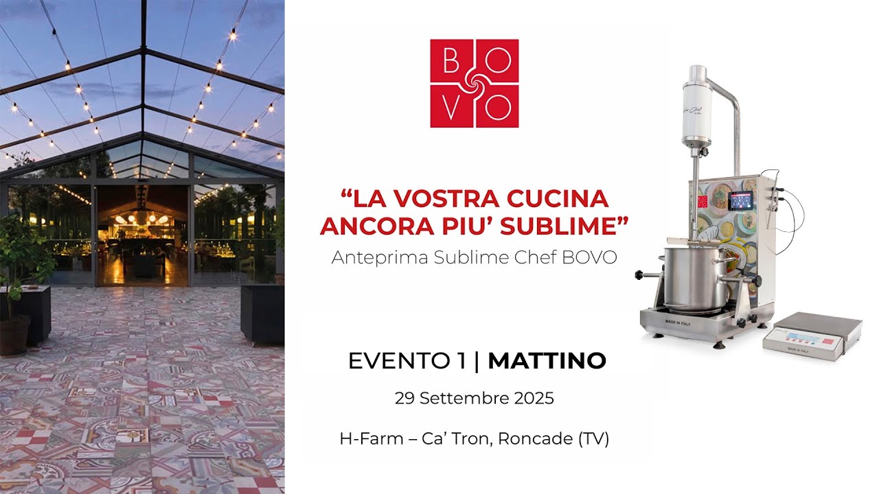 BOVO SUBLIME CHEF - H FARM (evento mattino)