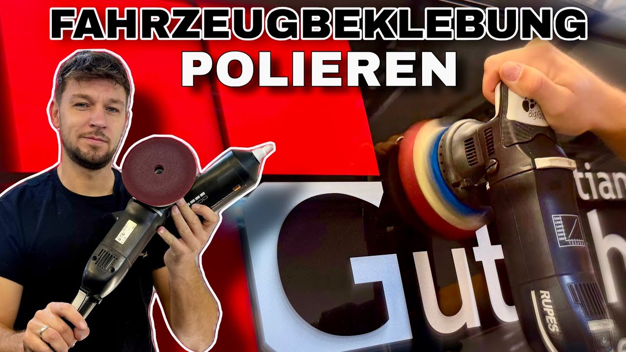 Meine Methode ! Fahrzeug Beschriftung Folierung Polieren Aufbereiten wie ein Profi !