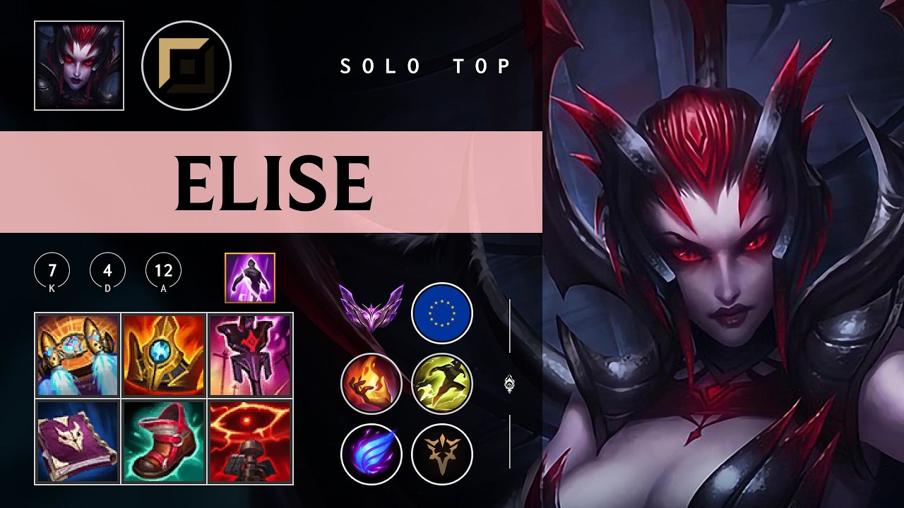 Elise Top vs Rumble - EUW Master Patch 26.04