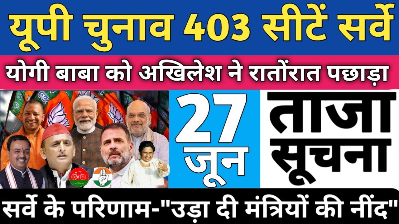 Akhilesh Yadav Ruins Yogi Baba's Game in UP: Uttar Pradesh Assembly Elections Survey 403 Seats