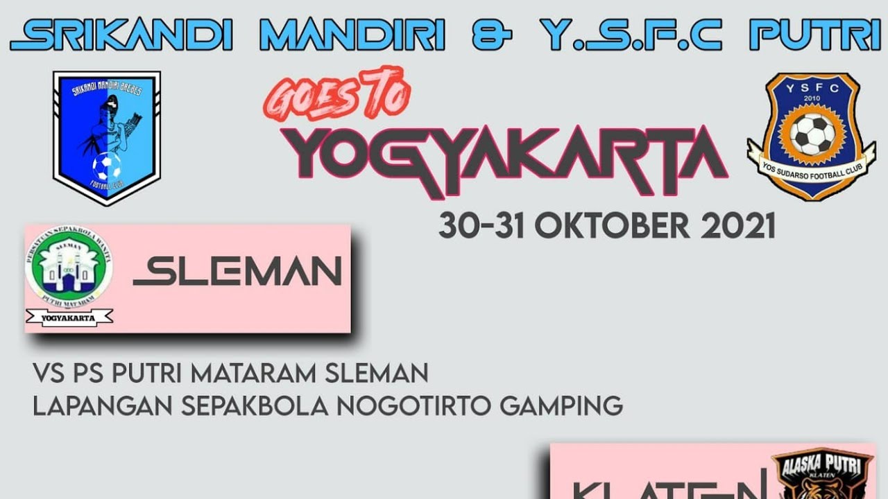 SEPARING PATNER TIM YSFC PUTRI DENGAN TIM YOGYAKARTA