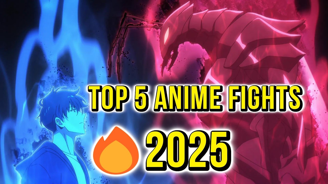 Top 5 Anime Fights of 2025 🔥