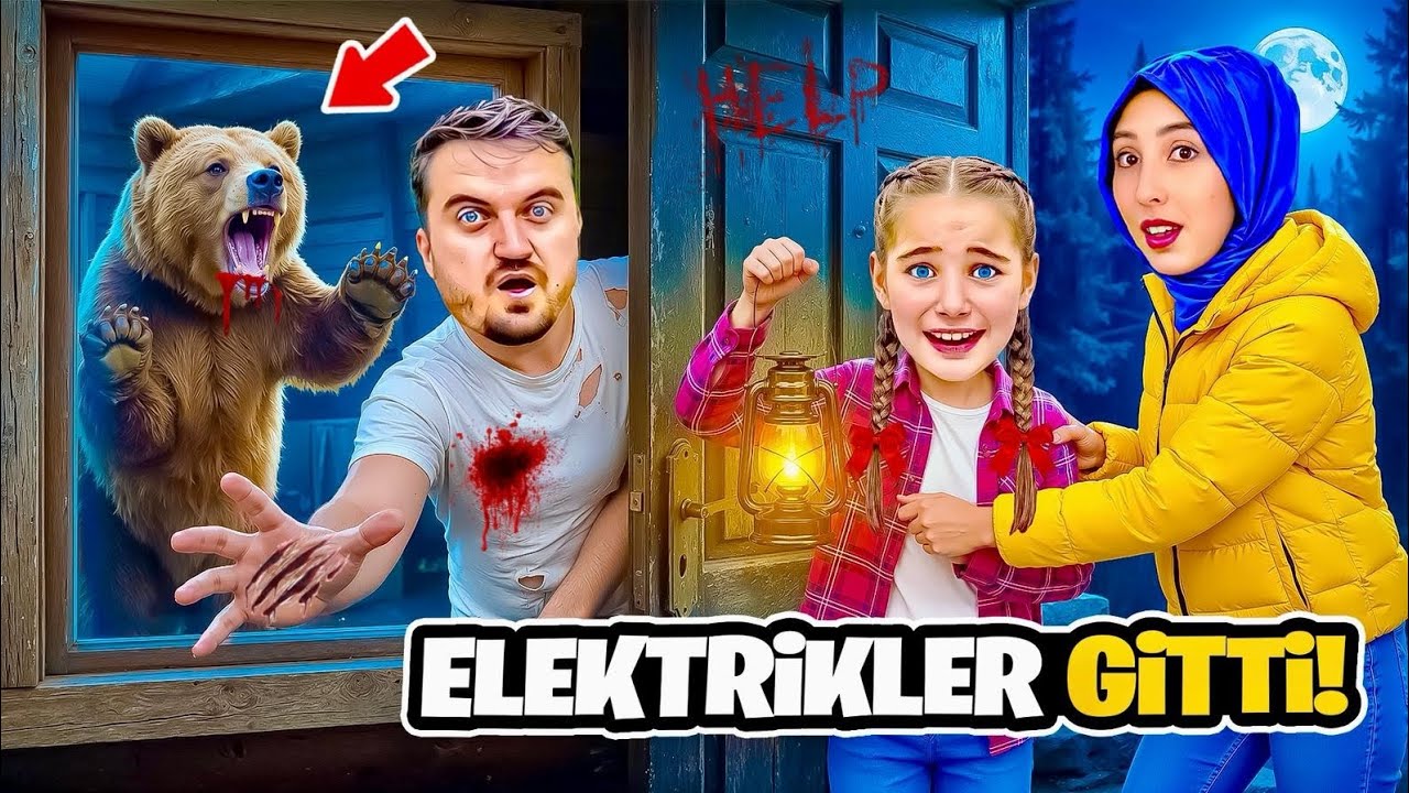ELİF DAĞ EVİNDE ELEKTRİK KESİLDİ ‼️ EYVAH AYILAR BASTI NAPCAZ ?! 