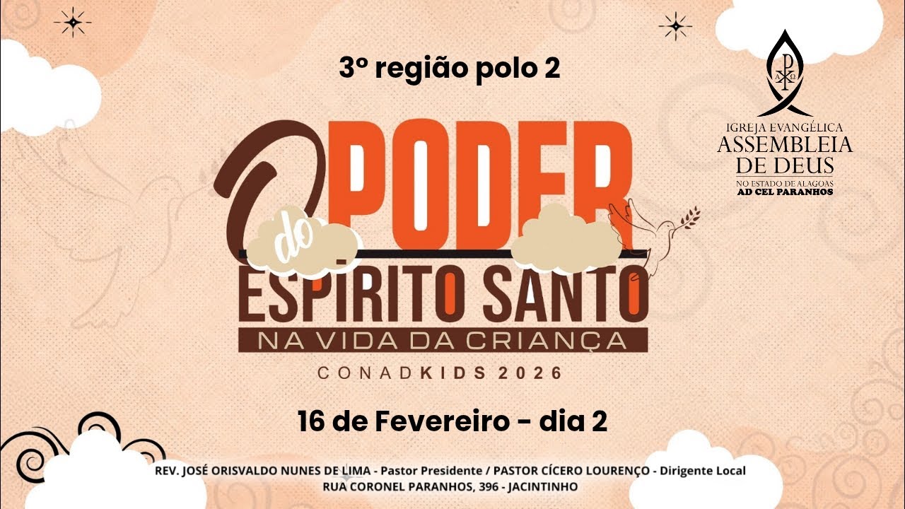 CONADKIDS 2026 - 3ª Região Polo 2 - DIA 2 | 16 de Fevereiro - 08h