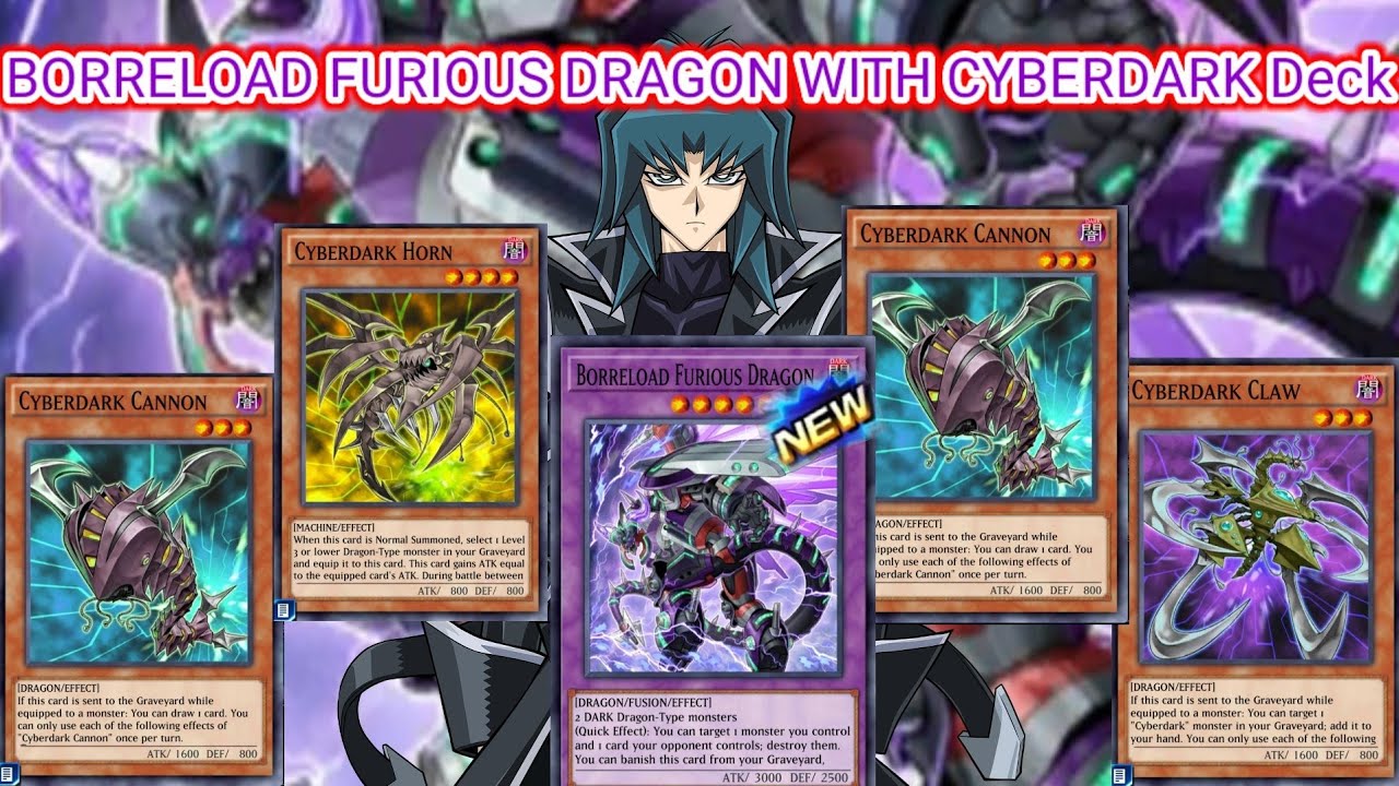 BORRELOAD FURIOUS DRAGON WITH CYBERDARK Deck [Yu-Gi-Oh! Duel Links]