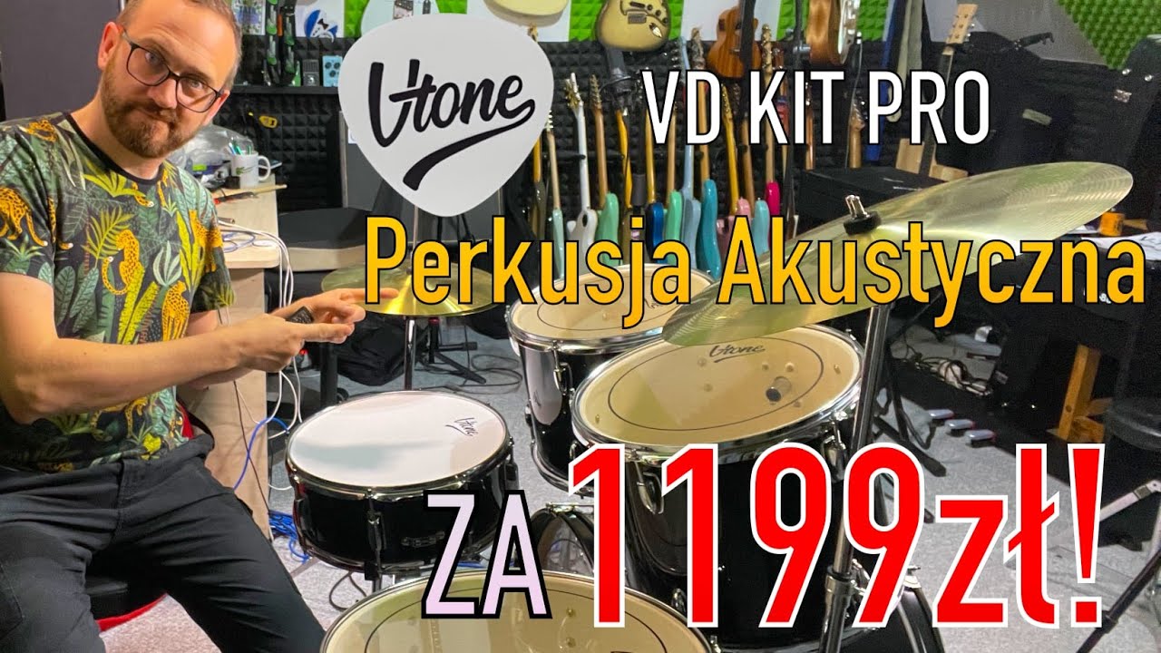 Perkusja za 1199zł! V-tone VD KIT PRO - Kompletny zestaw perkusyjny!