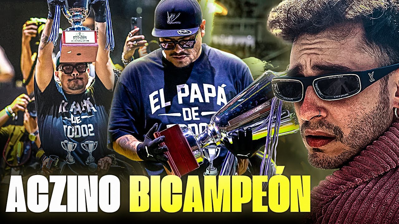 ACZINO BICAMPEÓN 🐐 BLON REACCIONA A KODIGO VS ACZINO EN FMS INTERNACIONAL 🏆
