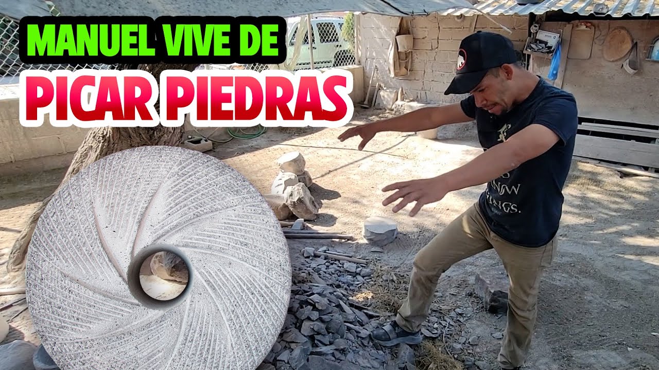 Así se hacen las PIEDRAS DE MOLINO DE NIXTAMAL, 70 AÑOS y contando