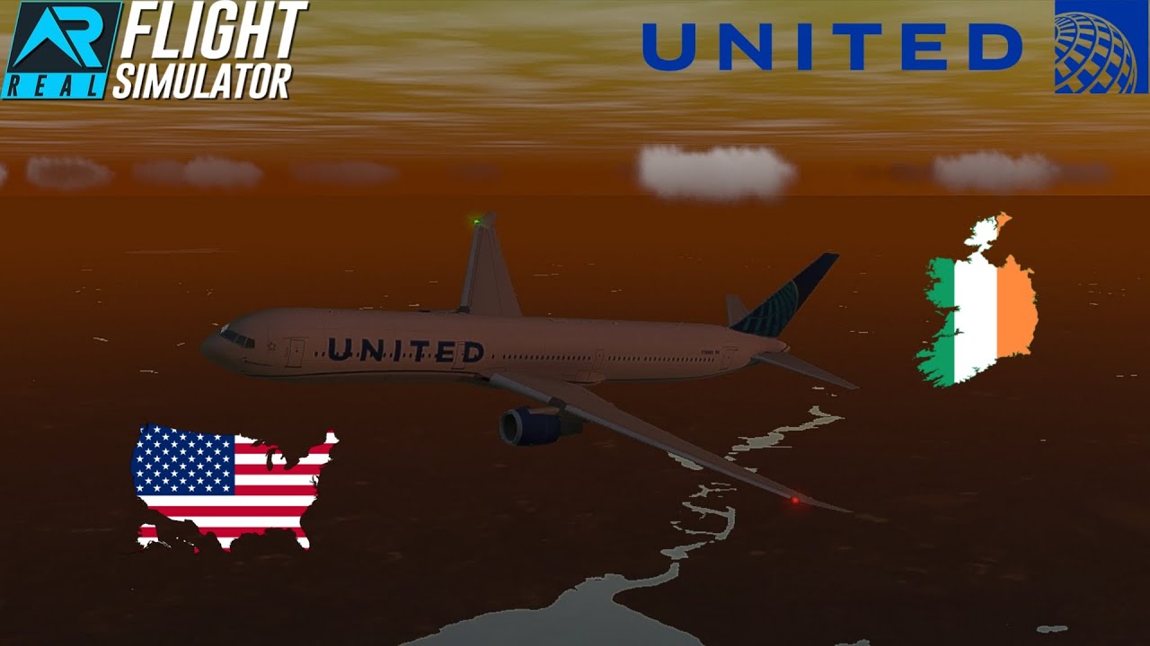 RFS - Real Flight Simulator | Ньюарк (EWR) - Дублин (DUB) | United Airlines