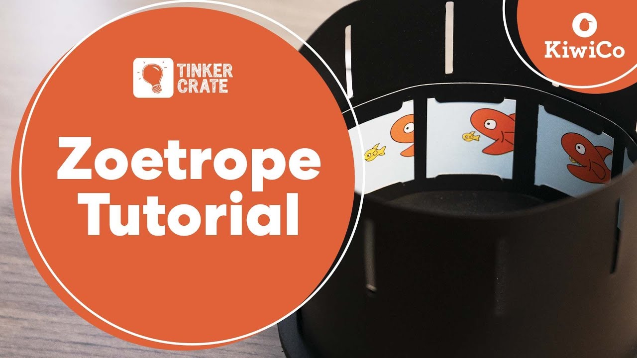 How to Make a Zoetrope | Tinker Crate Project Instructions | KiwiCo