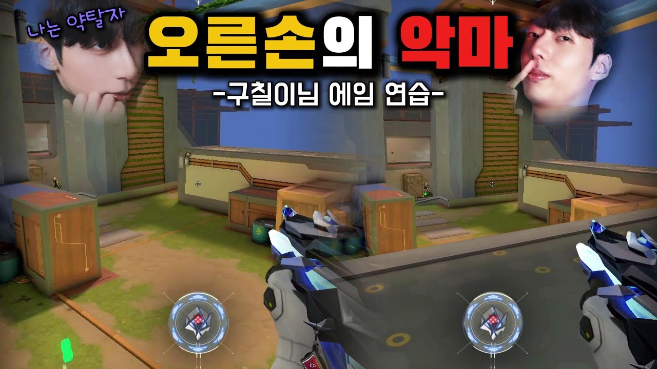 구칠이님 에임 따라하기 [발로란트]