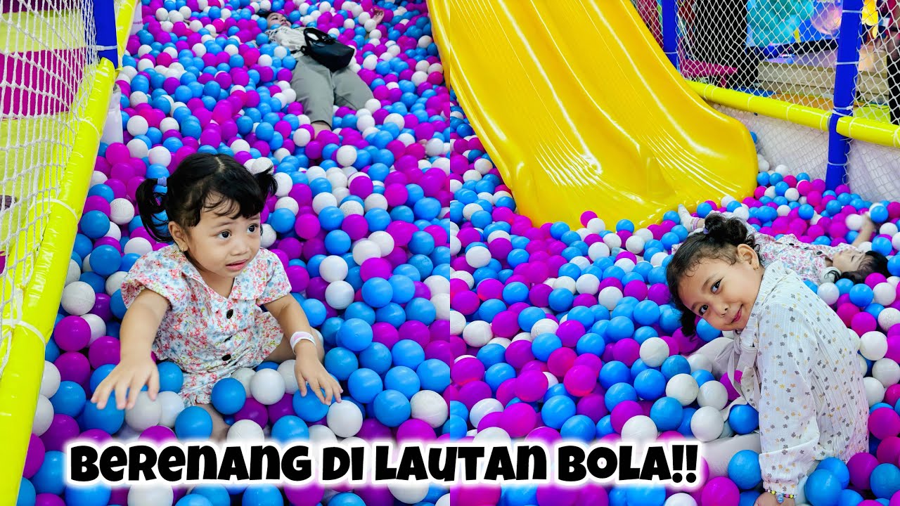 FRUIT CITY MALL CIJANTUNG|MANDI BOLA BANYAK SEKALI NAIK PEROSOTAN AYUNAN ODONG MOBIL#playground