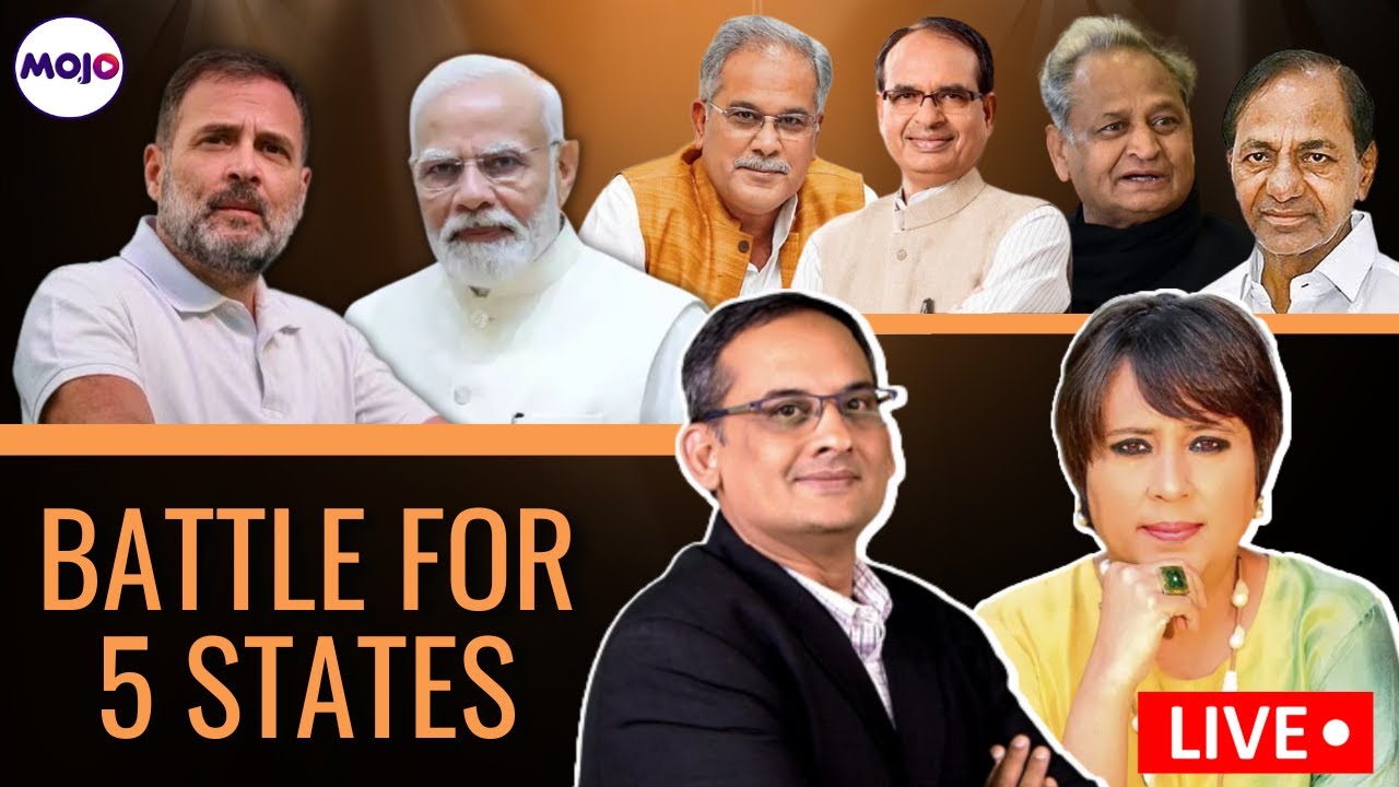 Barkha Dutt LIVE | Battle For 5 States | Modi Vs Rahul | Who Will Win 2024 Semifinal? Rajasthan | MP