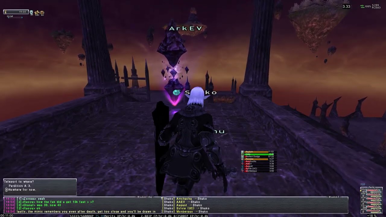 FFXI Odyssey THF Sheol A Key Farming solo