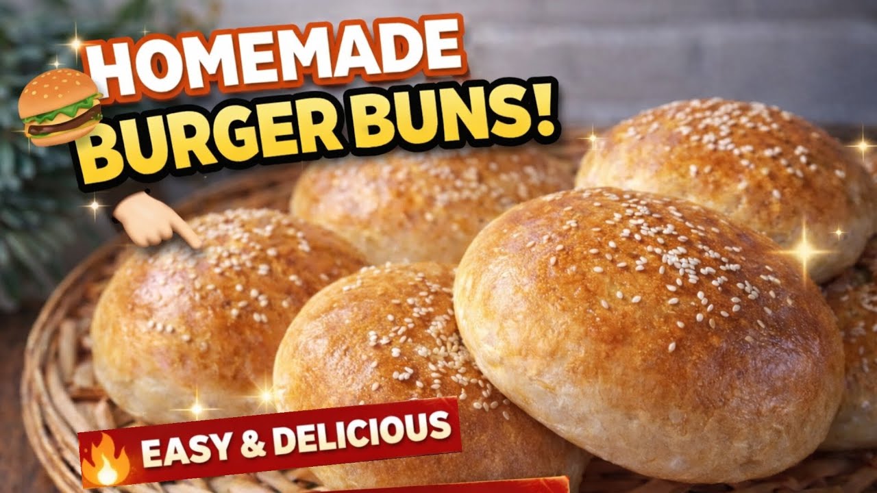 Easy Burger Bread Recipe | Step‑by‑Step Guide