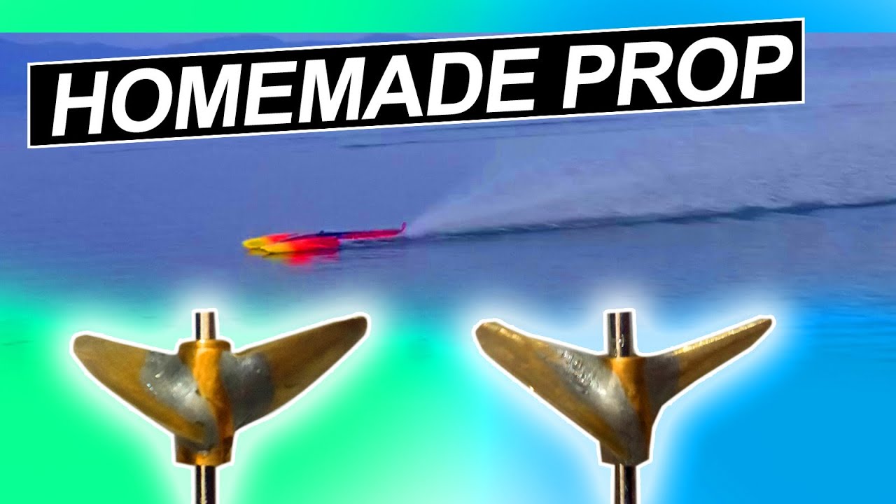 RC BOAT HOMEMADE PROPELLER