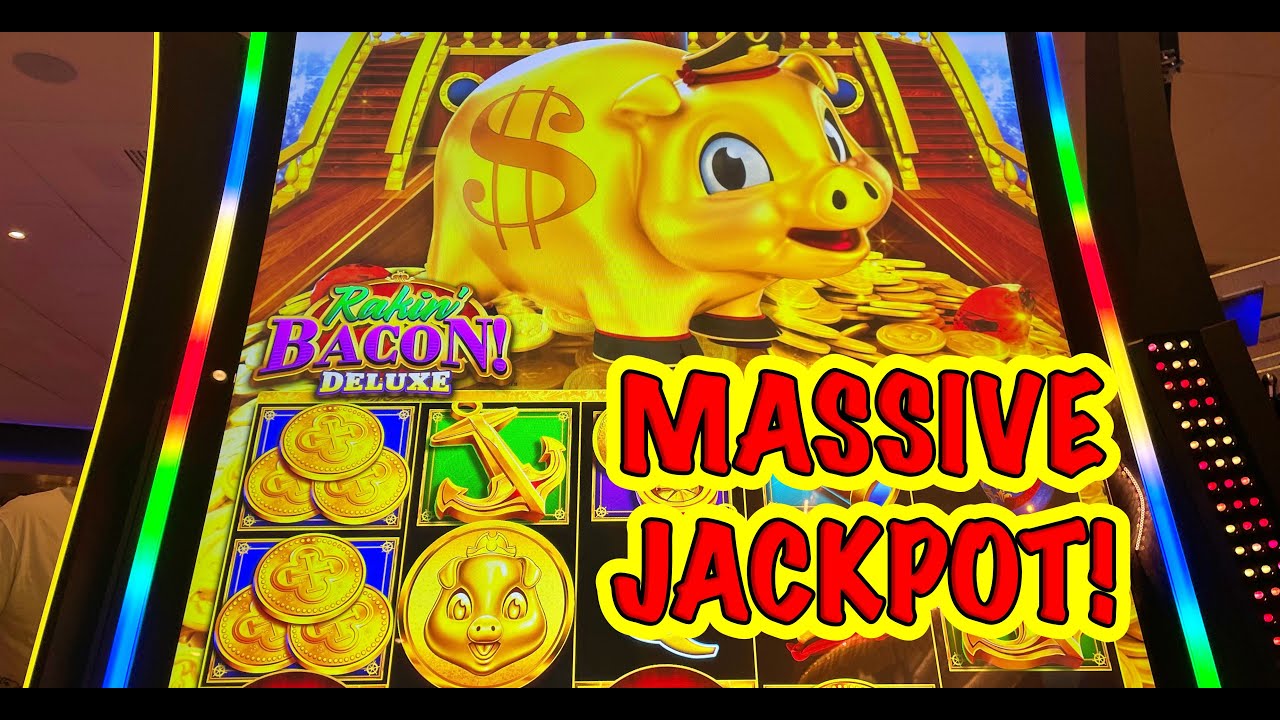 🏴‍☠️🏴‍☠️🏴‍☠️ MASSIVE HANDPAY on Rakin Bacon Deluxe Slot!