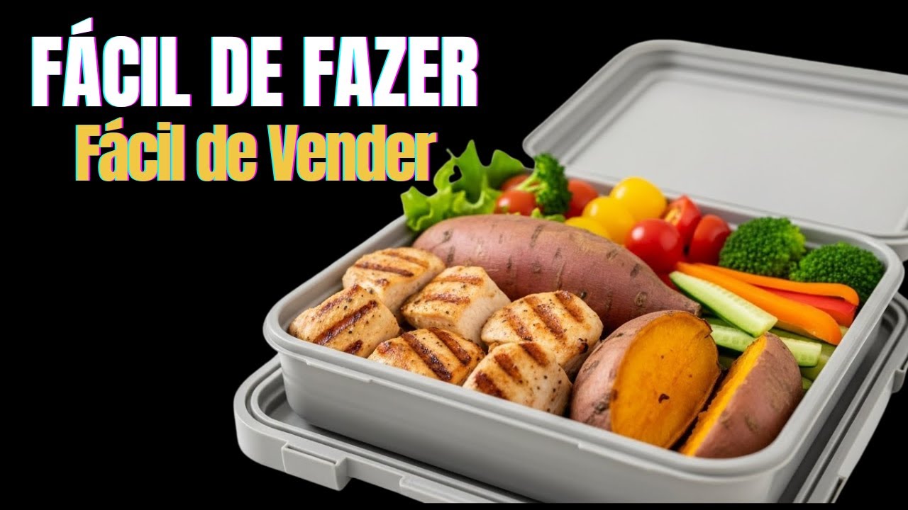 Marmita Fitness de Frango com Batata Doce para Vender | Receita Congelável e Lucrativa