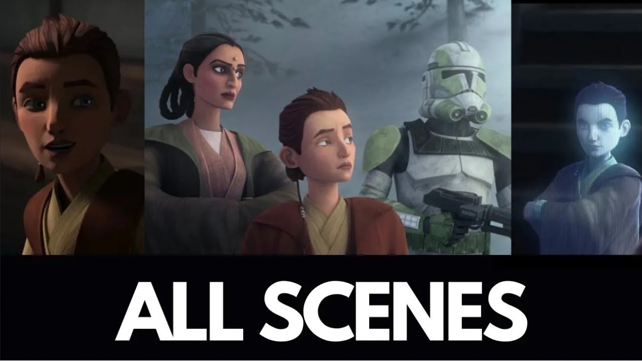 Caleb Dume all scenes (TotJ, Clone Wars, Bad Batch)