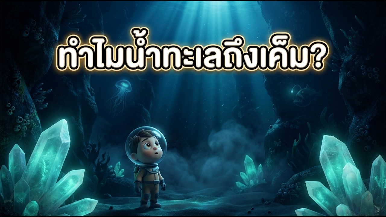 ทำไมน้ำทะเลถึงเค็ม? ปริศนาที่คนส่วนใหญ่ตอบผิดมาตลอด | ปริศนารอบตัว