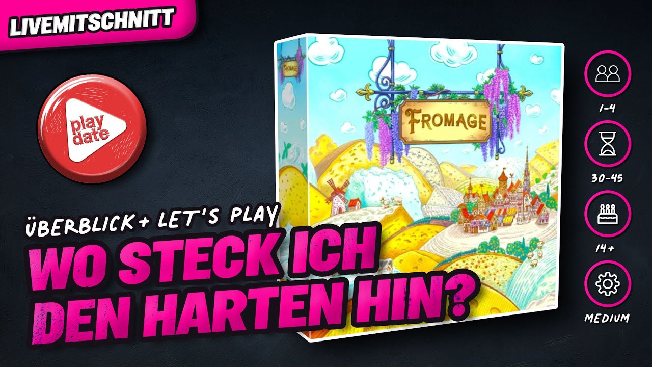 FROMAGE - Brettspiel - Regeln & Let's Play