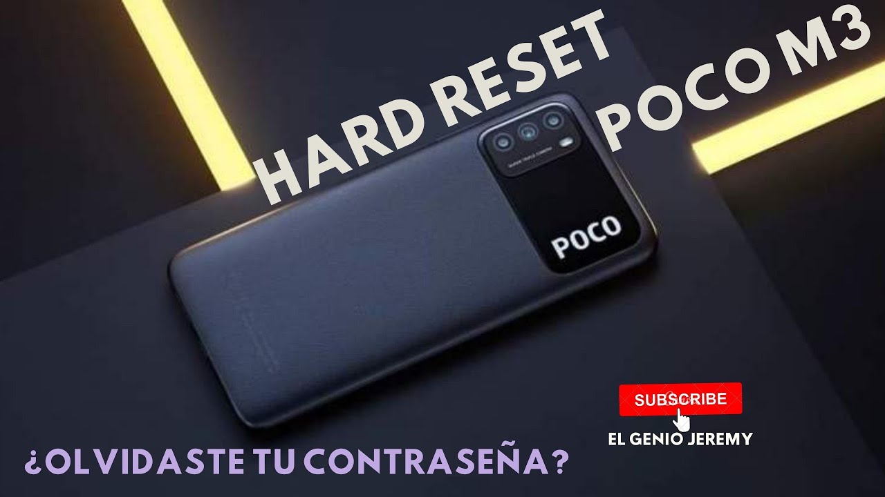 HARD RESET XIAOMI POCO M3 | QUITAR PIN, PATRON O CONTRASEÑA
