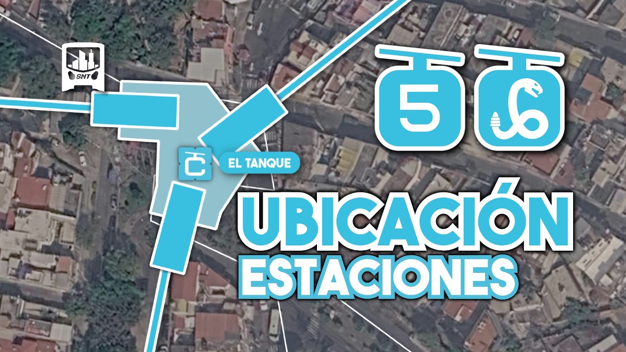 Cablebús Línea 5 CDMX: Ubicaciones FINALES de las ESTACIONES | Mixcoac - El Oyamel - San Bartolo A.