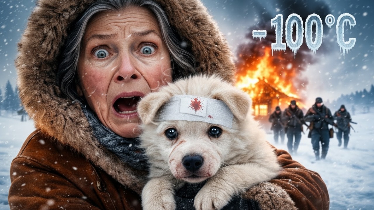 Surviving the Coldest (–100°C FEELS LIKE) | How a 90-Year-Old Woman Saved a Puppy from Armed Bandits