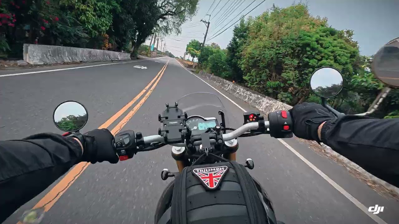 1141206大山騎士-微風午後的凱旋 Triumph Speed 400 ( 聲浪 exhaust sound POV )