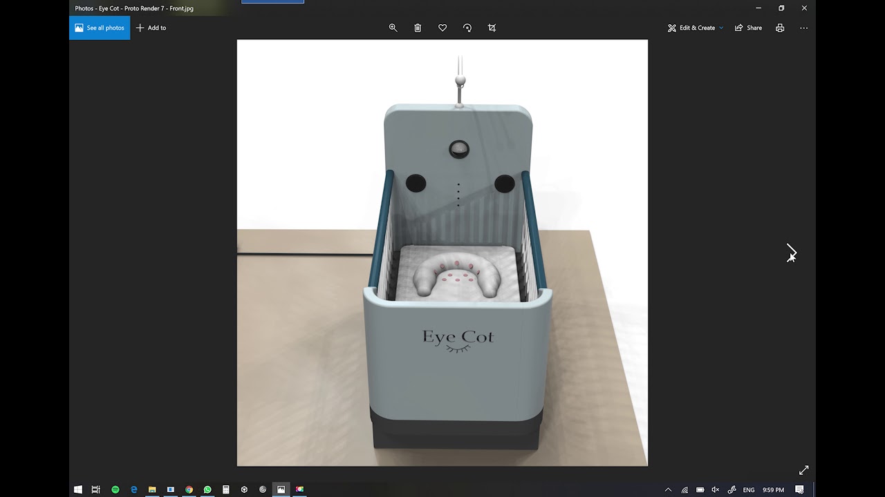 EyeCot - Prototype Design Evolution (MGSM897 North Ryde 2019 Term 4 - Team C Report)