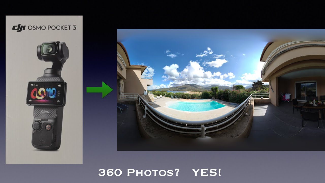 Unlock 360&deg; Photos on the DJI Osmo Pocket 3! (DIY Trick)