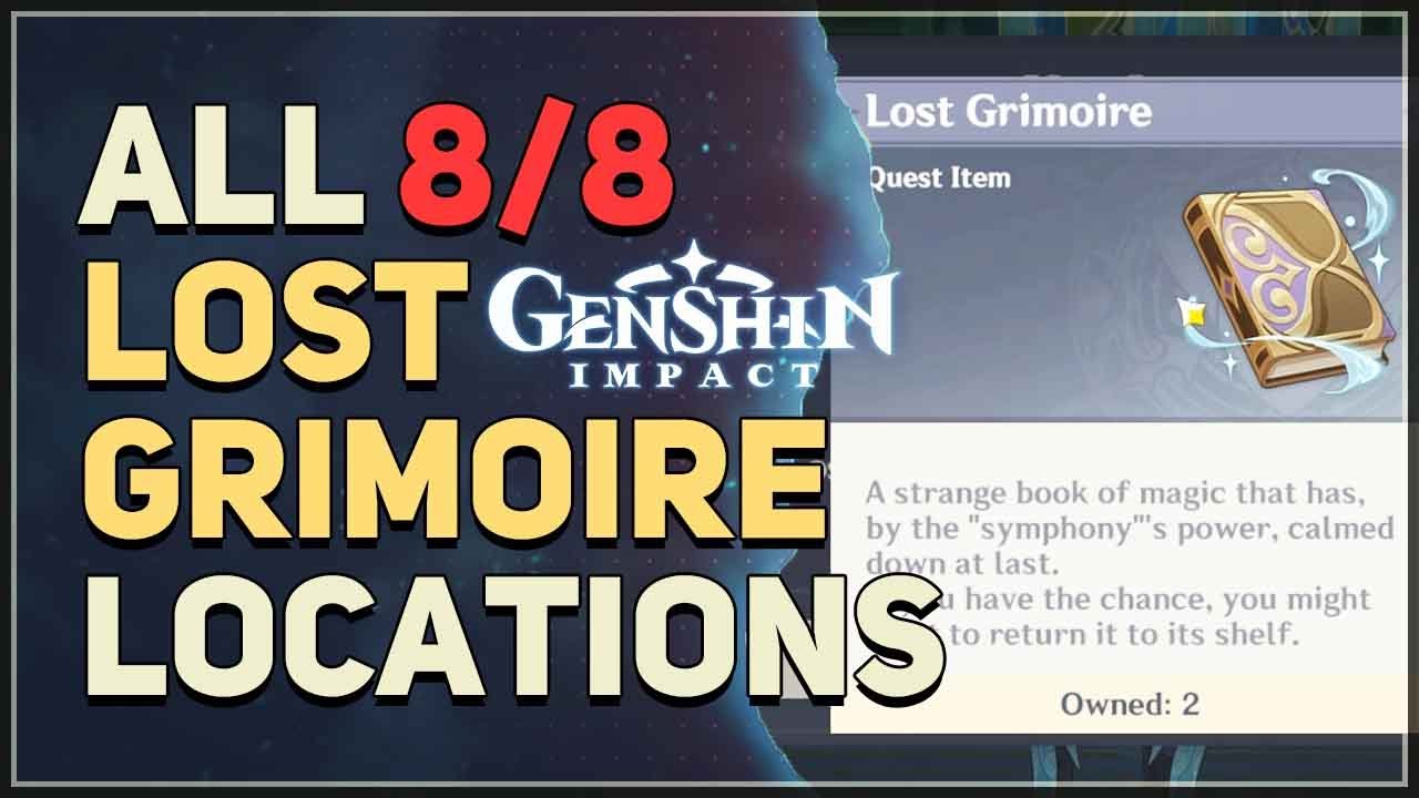 All Lost Grimoire Locations Genshin Impact