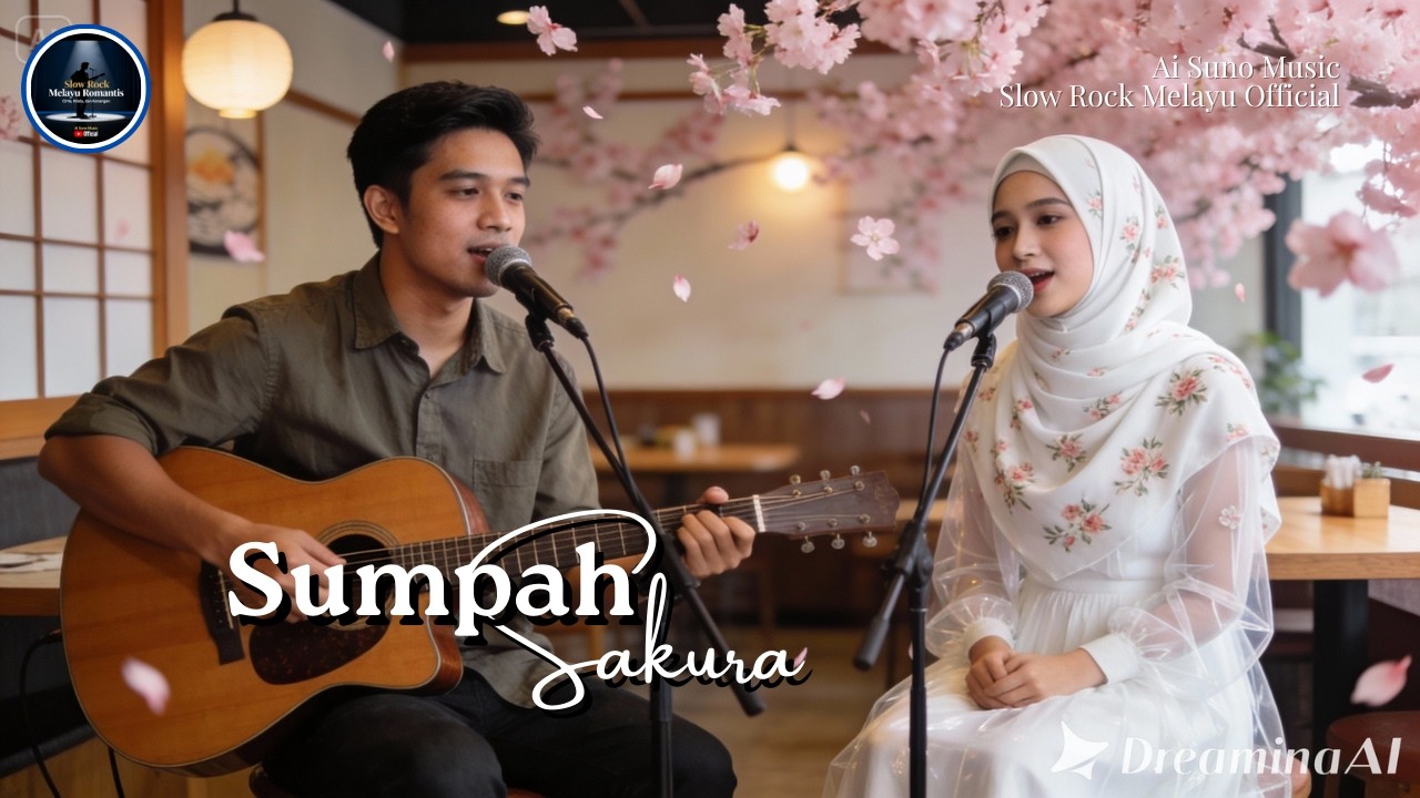 Sumpah di Negeri Sakura (Sakura no Chikai) | Slow Rock Melayu x Jepang – Duet Lirik