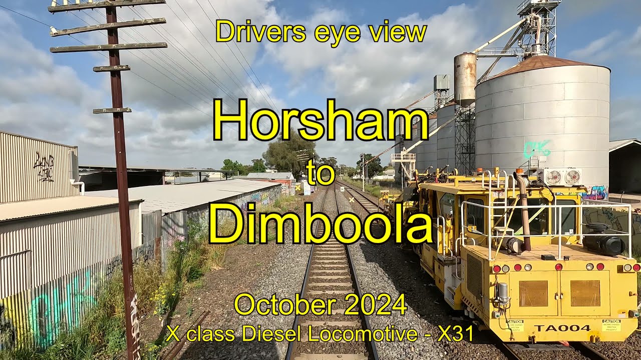 Drivers eye view, Horsham to Dimboola, Oct 2024
