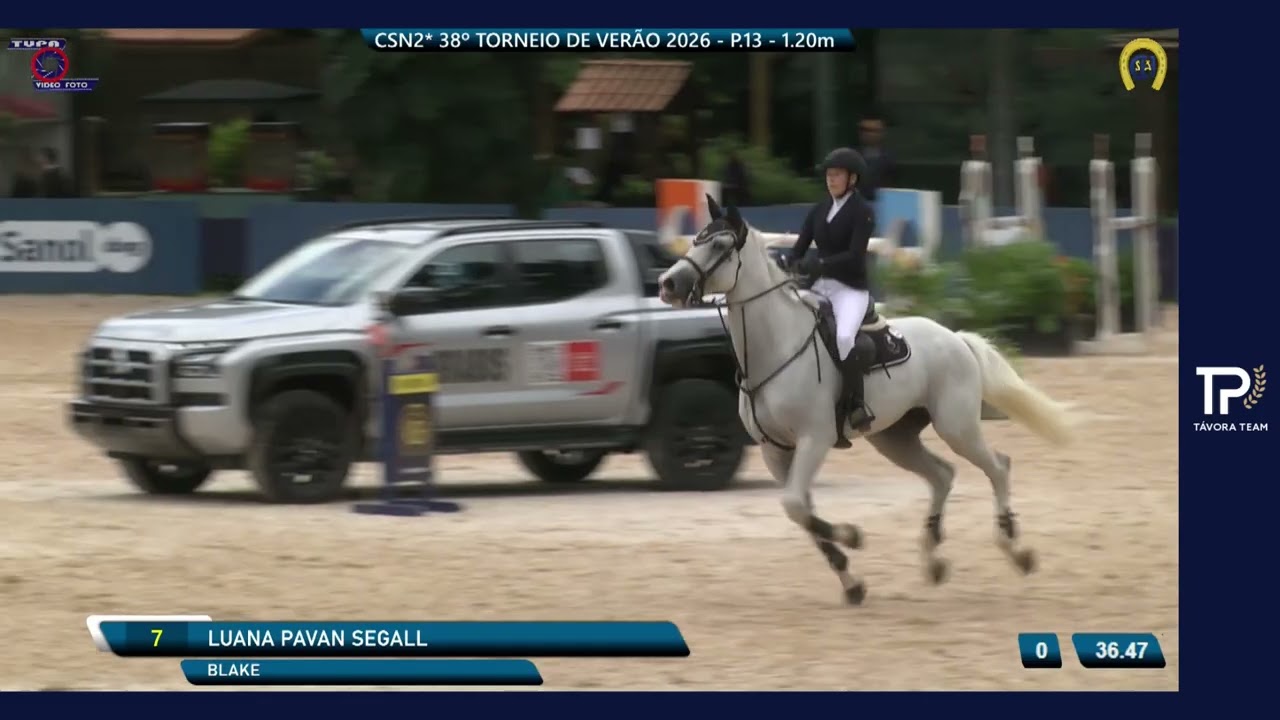 CSN2* Torneio de Verão 2026 - Luana Segall/Blake - 0 pontos - PR.13 - JC - 1,20m #horse #equestrian