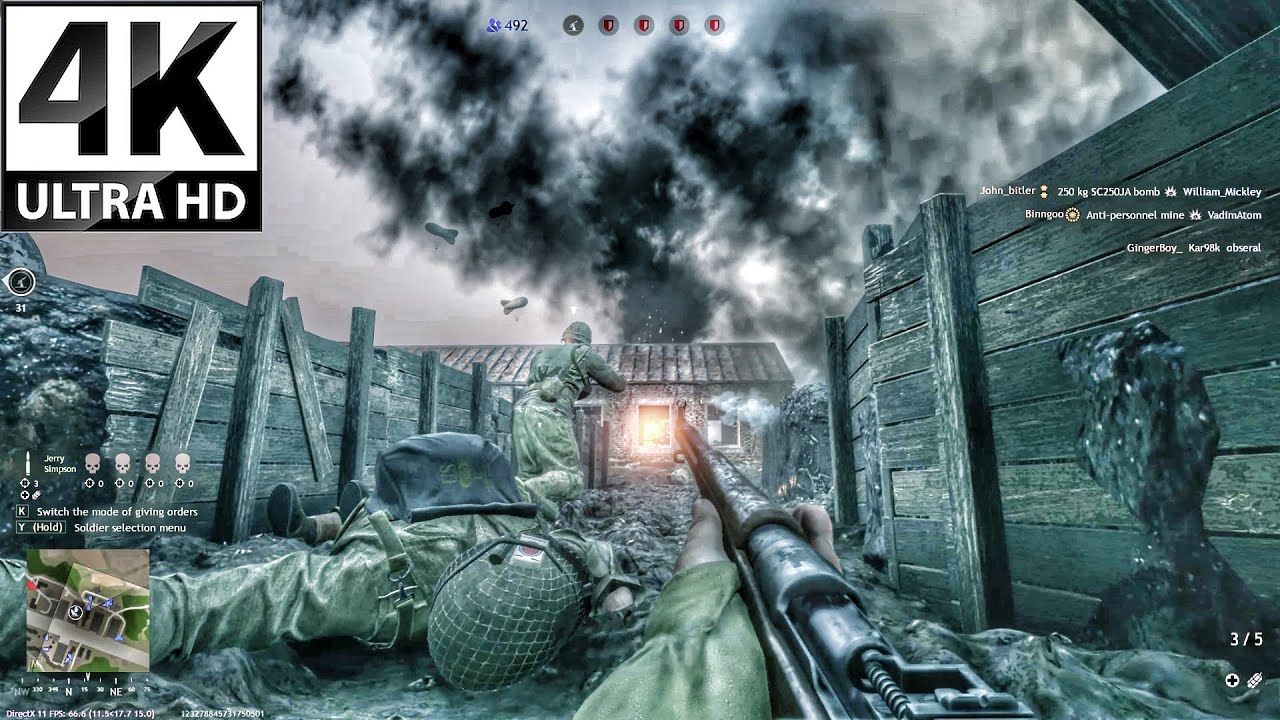 Enlisted ; Battle For Moscow Gameplay | 2160p 60 FPS 4K | No Commentary