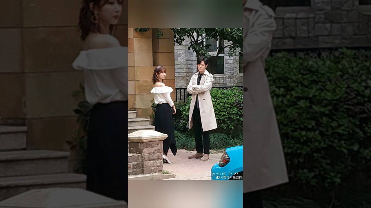 Yang Zi and Xiao Zhan FanCam #3 from the locations of The Oath of Love