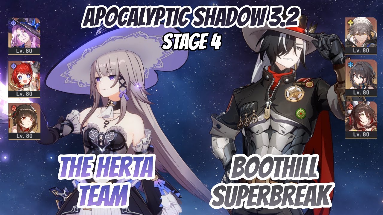 The Herta & Boothill SuperBreak Apocalyptic Shadow Stage 4 (3 Stars) | Honkai Star Rail