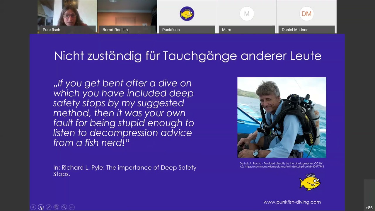 Deep Stops beim Tauchen