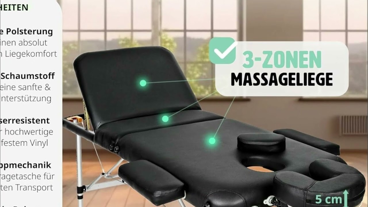 Besten Massageliegen im Vergleich  Top 5 Massageliegen Test