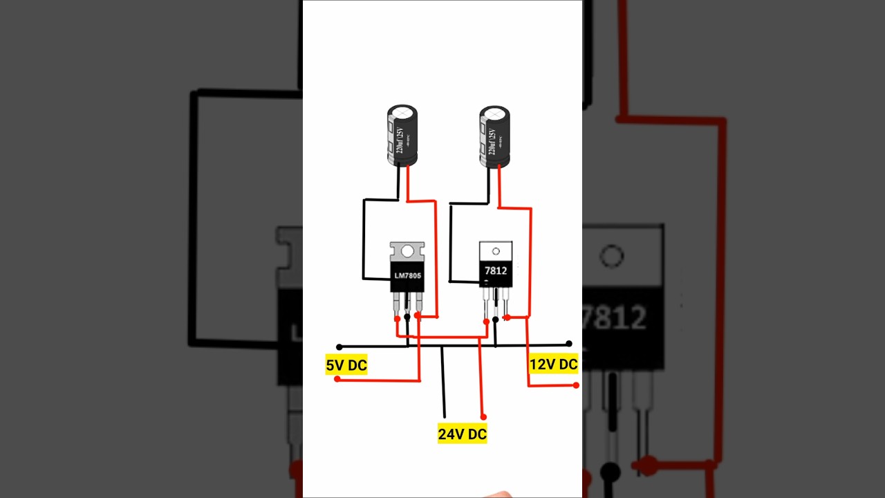24V to 5V,12V Converter// Adjustable Power Supply#shorts #youtubeshorts #viral#trending #gktechnical