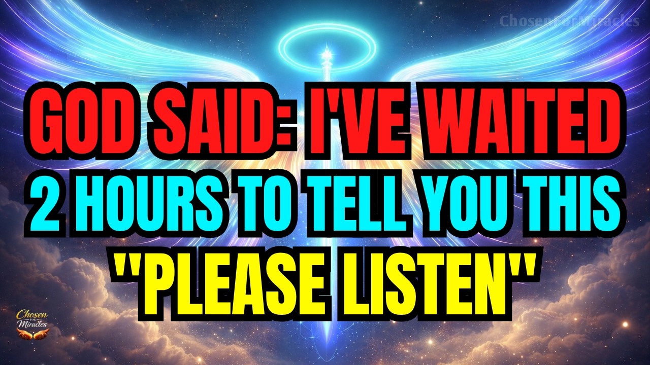🔴 Chosen One: God Waited Two Hours to Warn You and the Investigator Was Caught 🚨👀