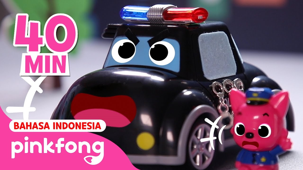 Kumpulan Kartun Mobil | Mobil Polisi Pinkfong | Kartun Anak | Pinkfong Indonesia