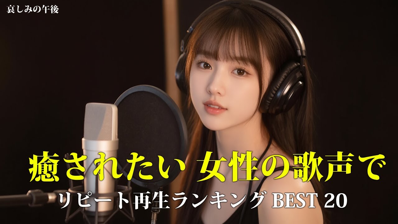 【2026年1月】 リピート再生ランキング BEST 20｜女性の歌声で癒されたい｜癒し リラックス 作業用 BGM ｜日本語🎵