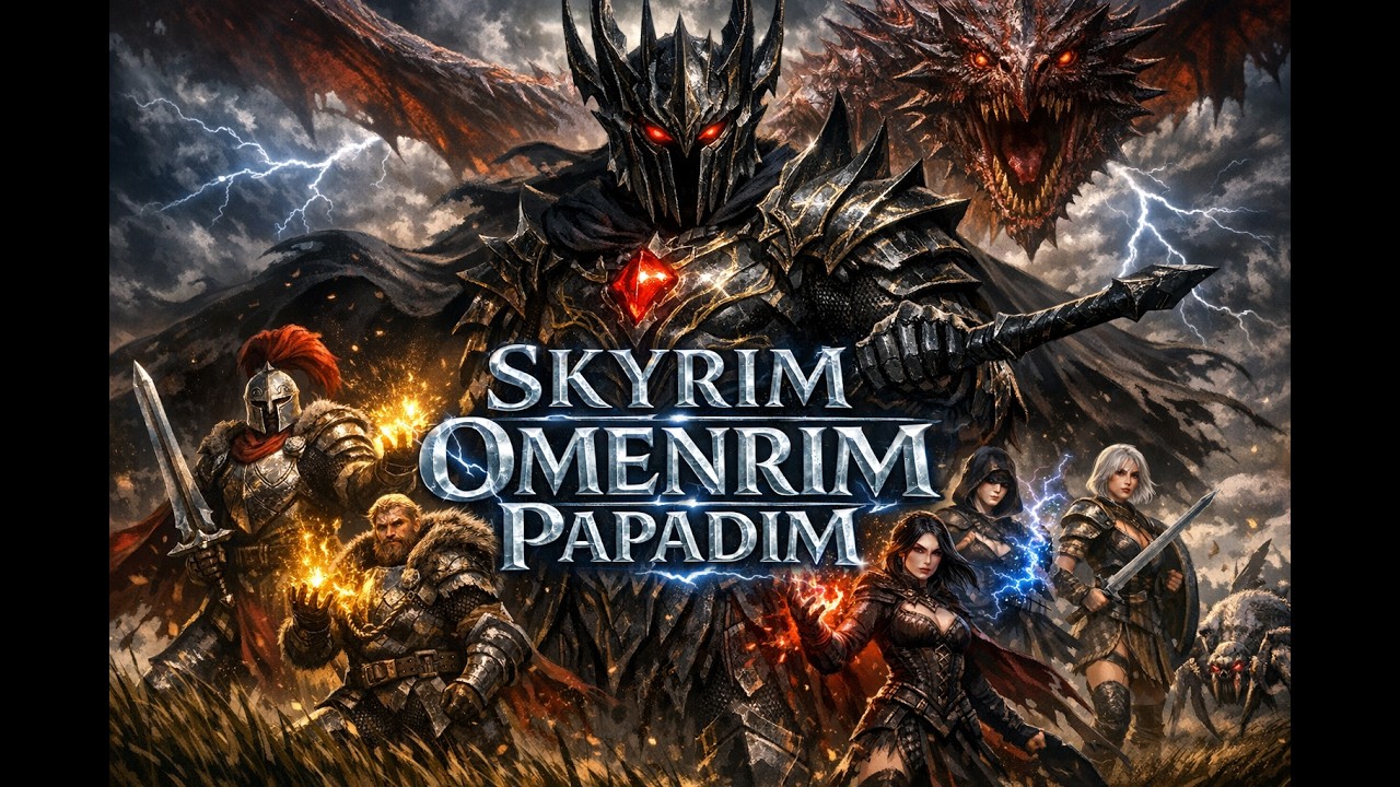 Skyrim SE OmenRim Бладскал!Закрисош..не получилось.12 часть.