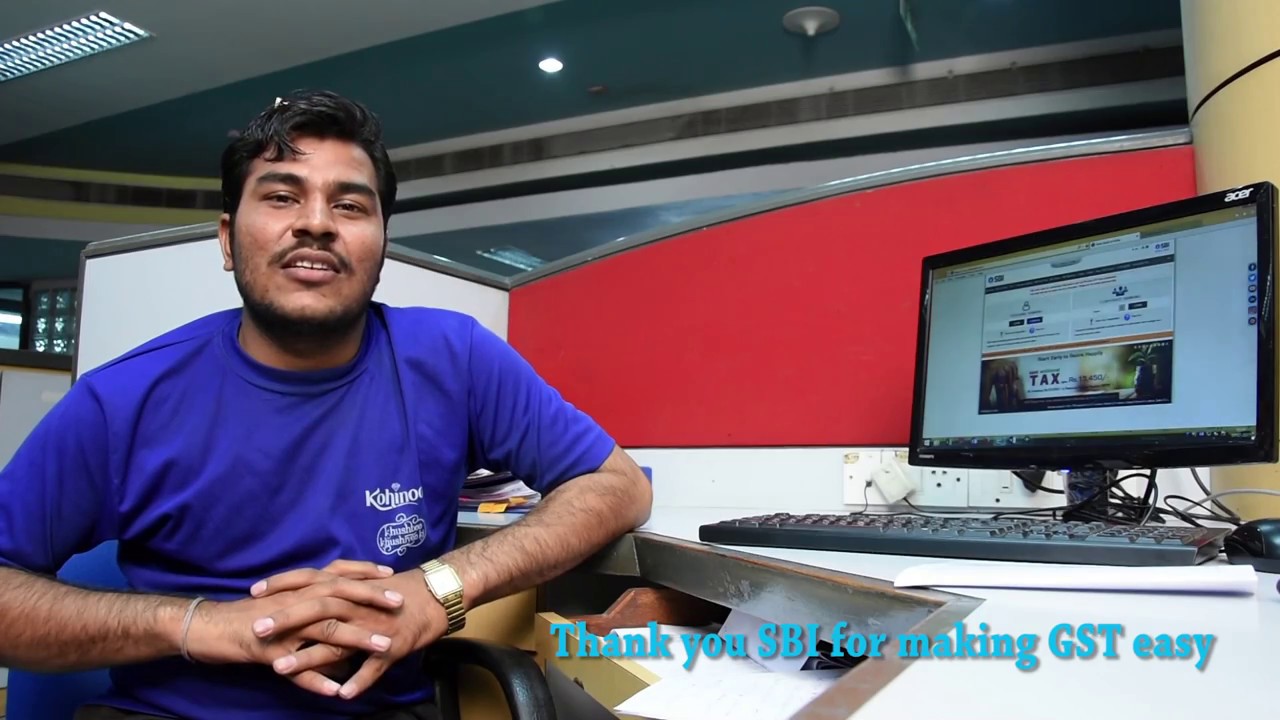 A customer making GST payment via SBI's Internet Banking shortly after midnight, on 1st July 2017